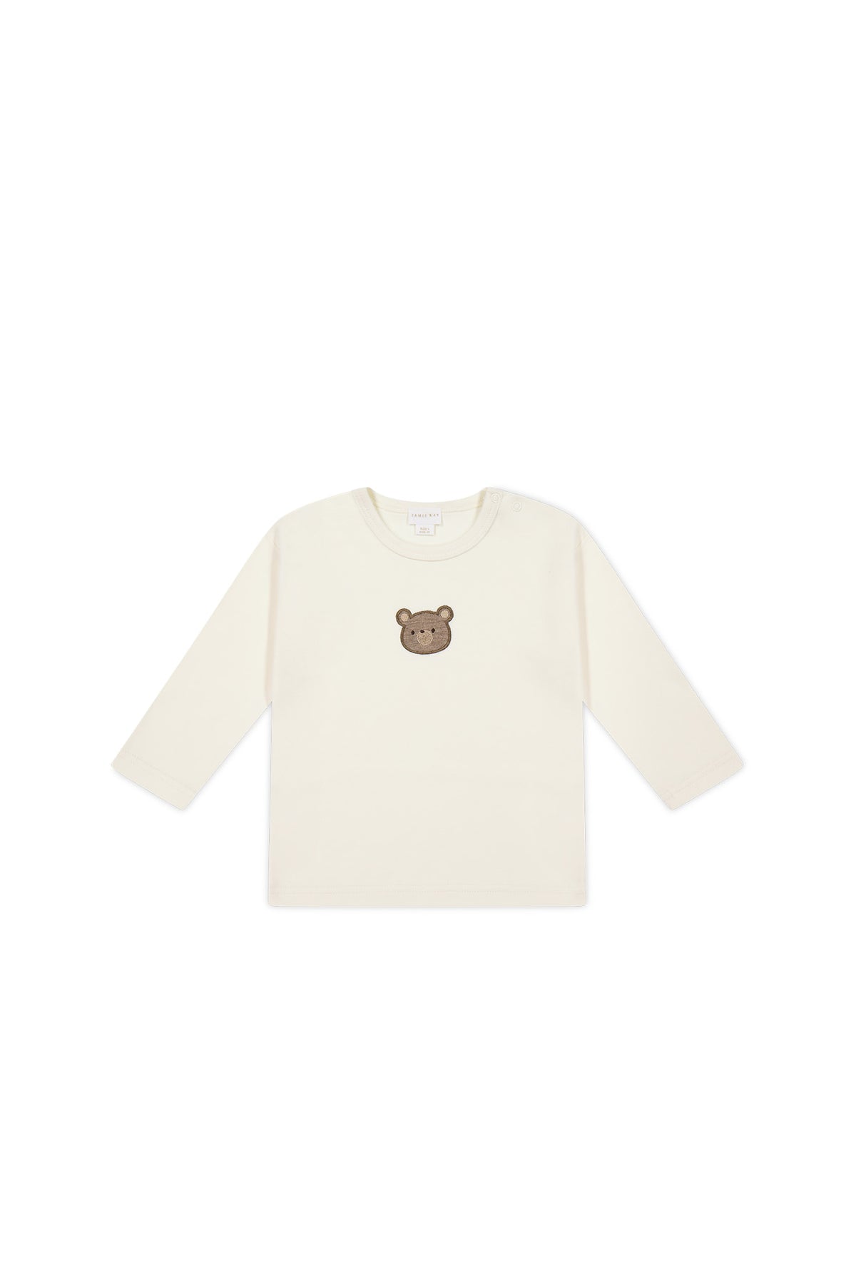 Pima Cotton Arnold Long Sleeve Top | Cloud Bear