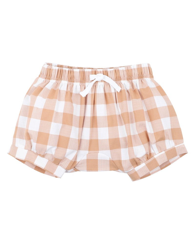 Caramel Check Shorts