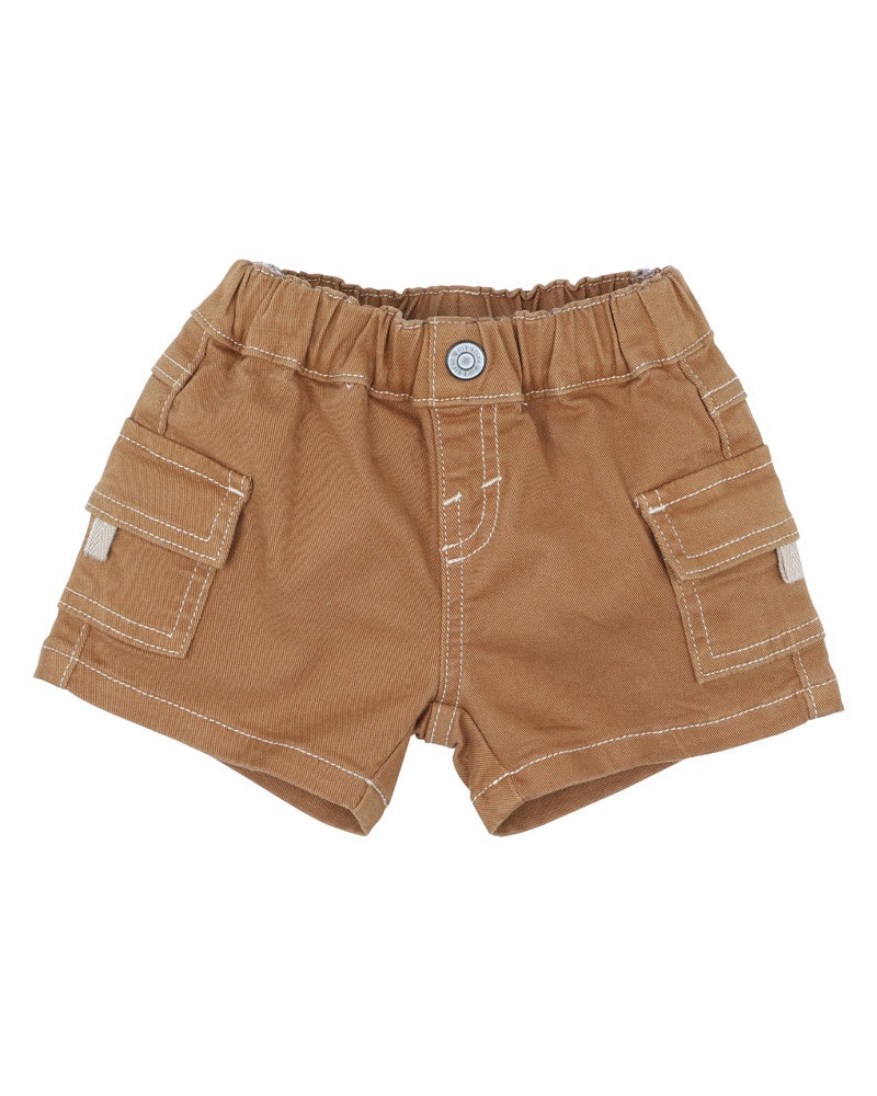 Caramel Patch Pocket Shorts