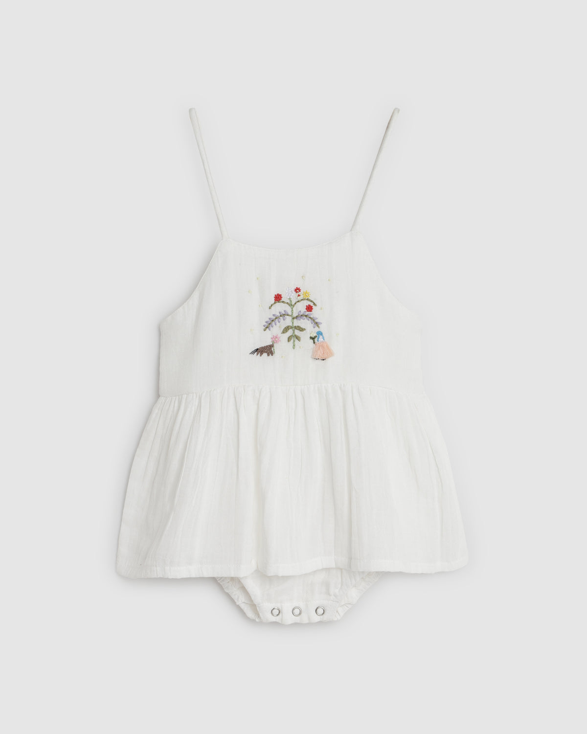 Ivana Playsuit | White