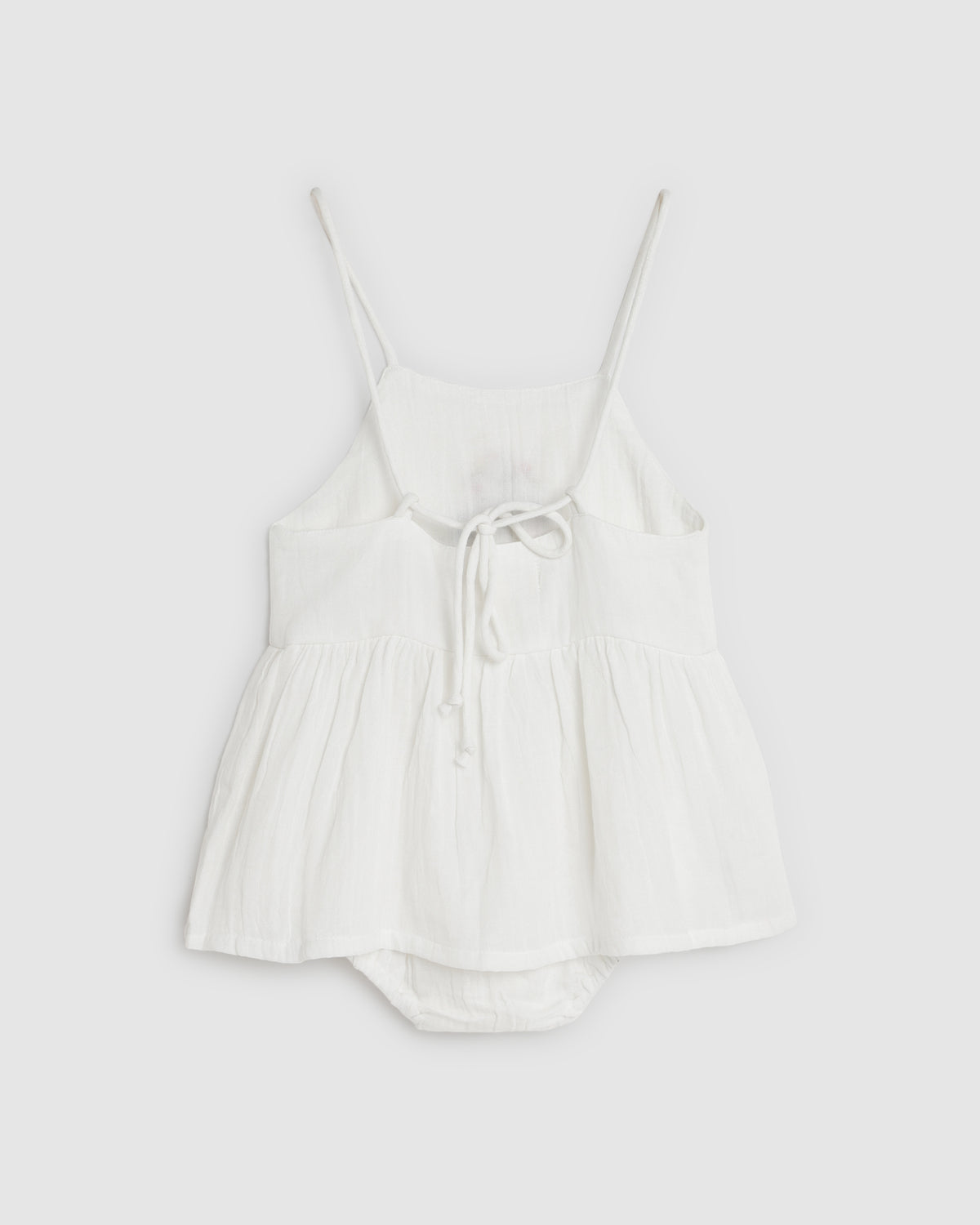 Ivana Playsuit | White