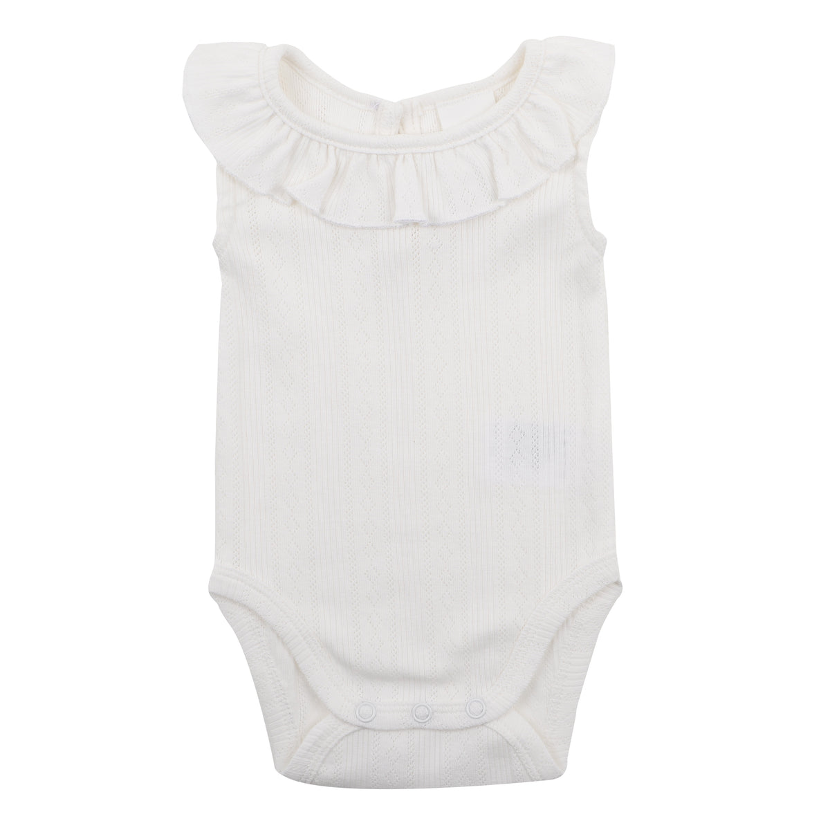 Cloud Pointelle Sleeveless Bodysuit