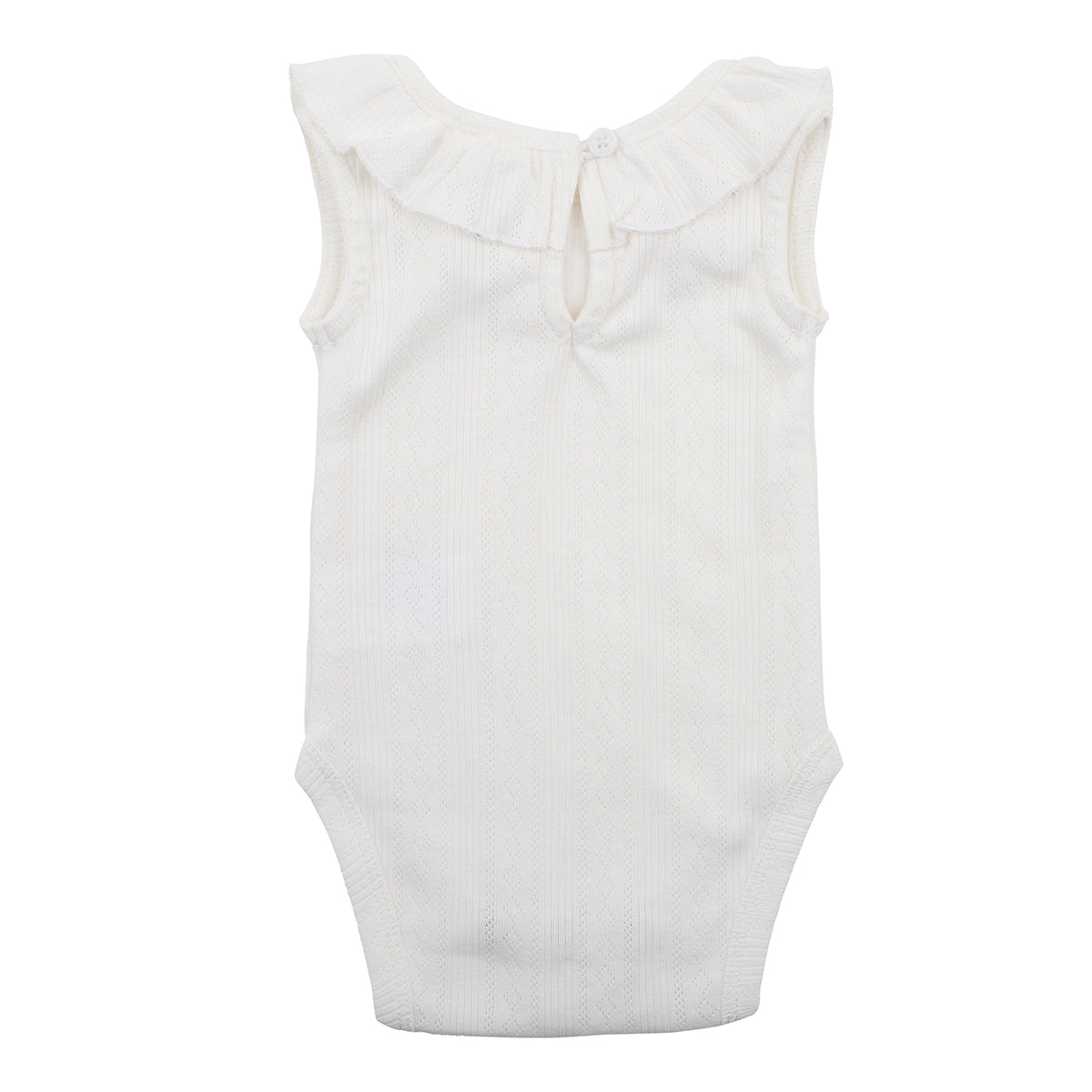 Cloud Pointelle Sleeveless Bodysuit