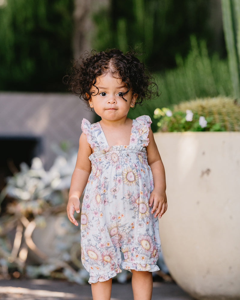 Abby Print Romper