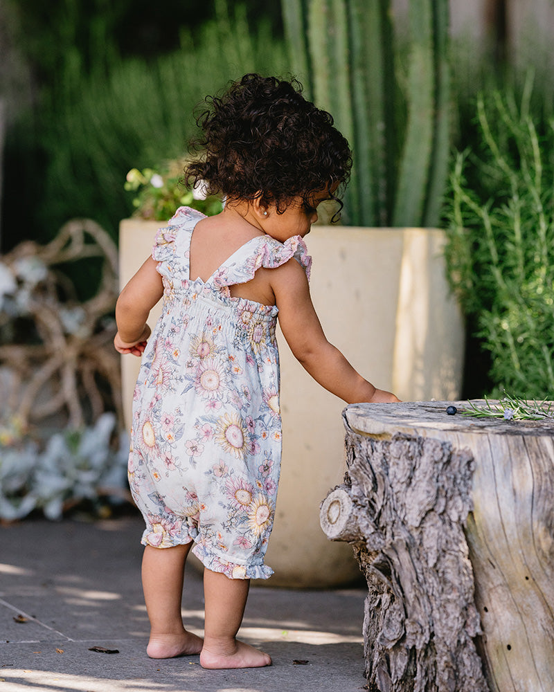 Abby Print Romper