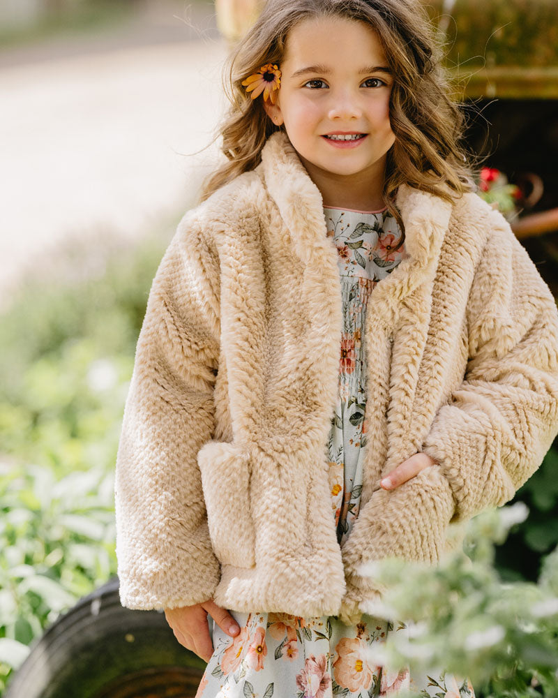 Lyla Faux Fur Coat | 3-7