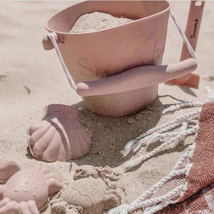 Scrunch Beach Set | Dusty Rose