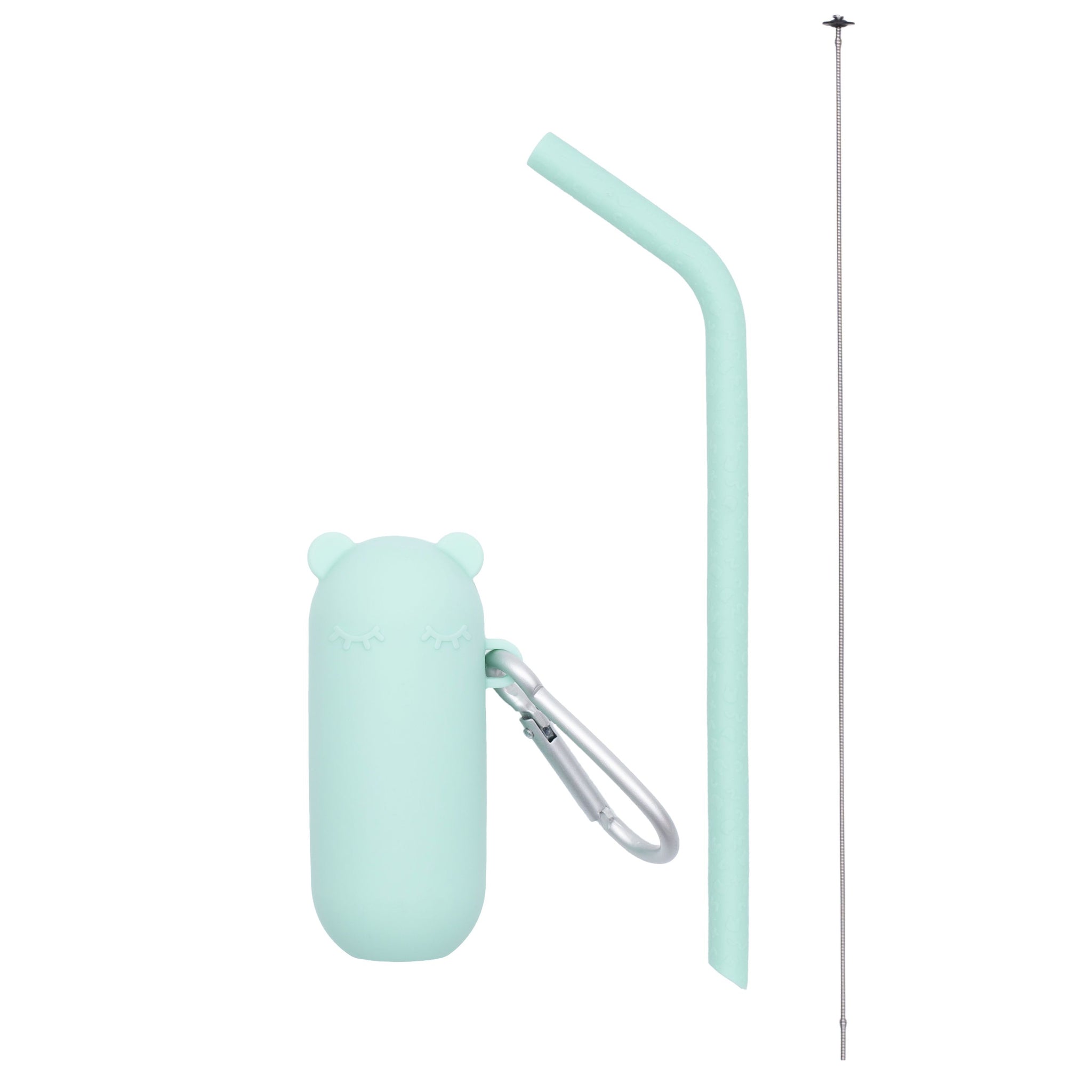 Keepie + Straw Set - Duck Egg Blue