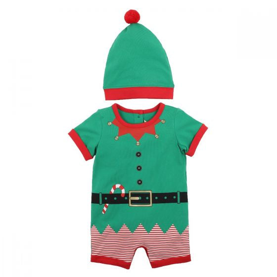 Elf Romper &amp; Hat