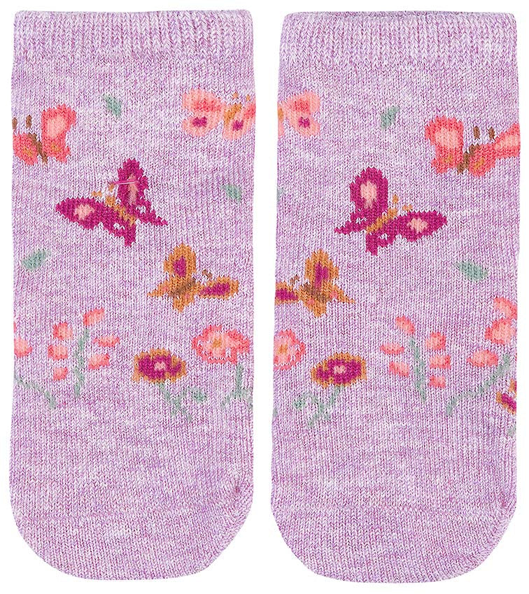 Toshi Organic Ankle Jaquard Socks | Lavandula