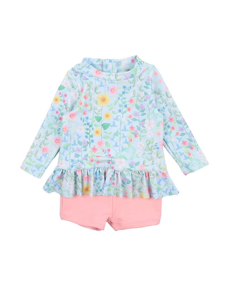 Kelsey LS Rash Top Sunsuit