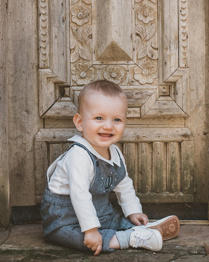 Boys Collared Bodysuit